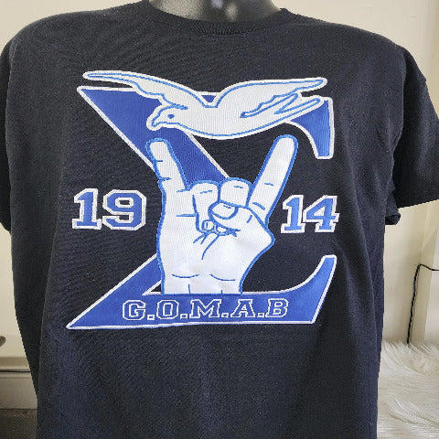 Oversized Embroidered Sigma Design