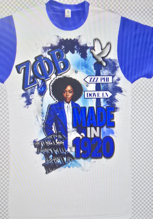 ZPHIB MADE IN 1920 GRAPHIC T-SHIRT