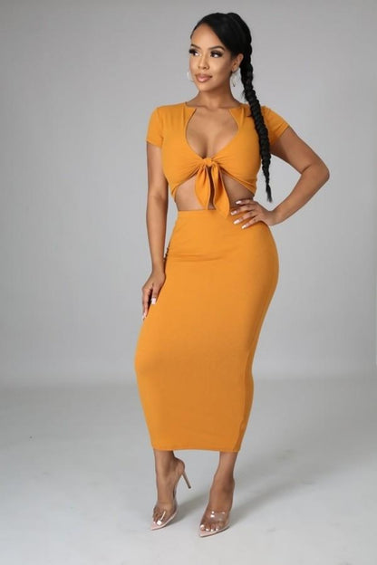 Mama Go Get'em skirt set