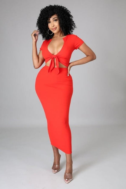 Mama Go Get'em skirt set