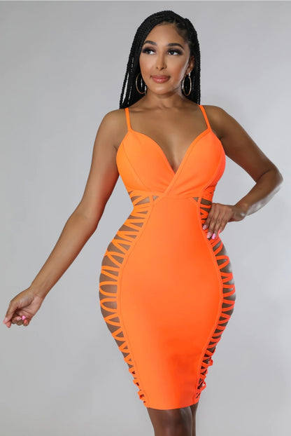 Spicy Nights Bandage Dress