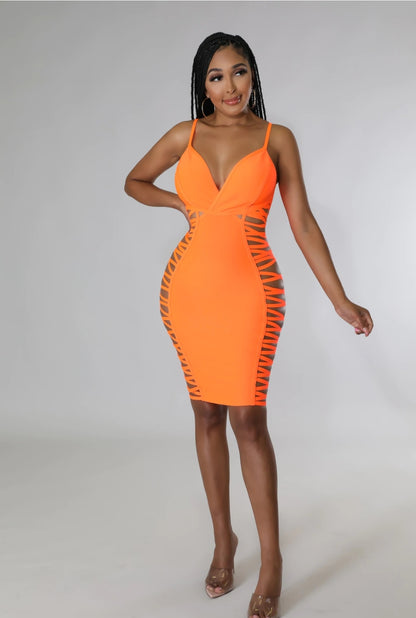Spicy Nights Bandage Dress