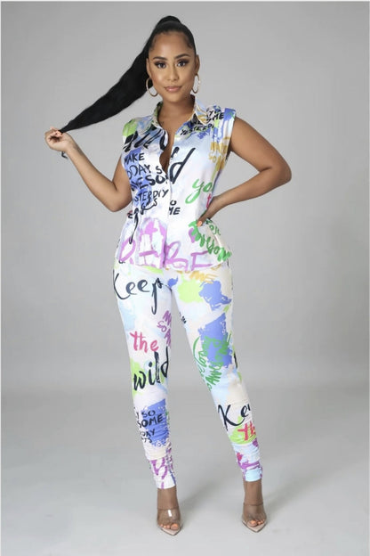 Graffiti Legging Set